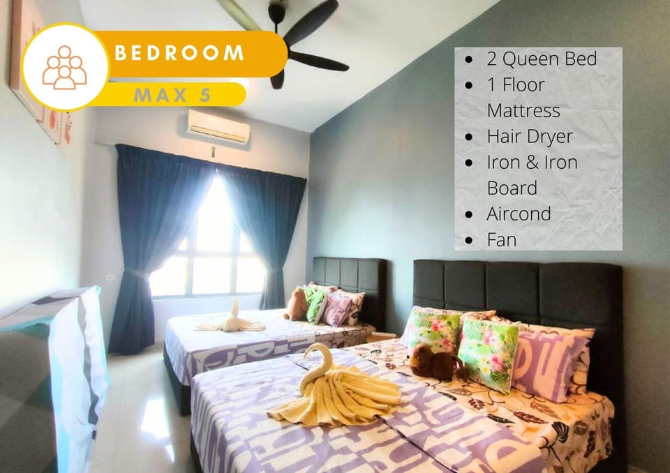 Bed, Photo of the whole room, Logo/Certificate/Sign, Bedroom, Text overlay, fireplace