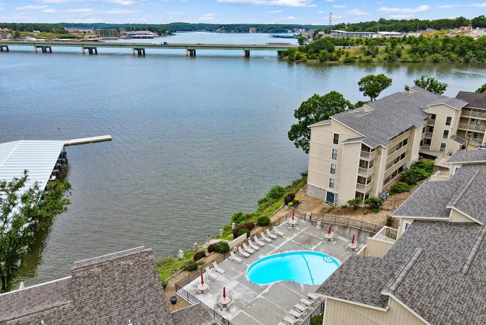 Property building, Lake view, Swimming pool