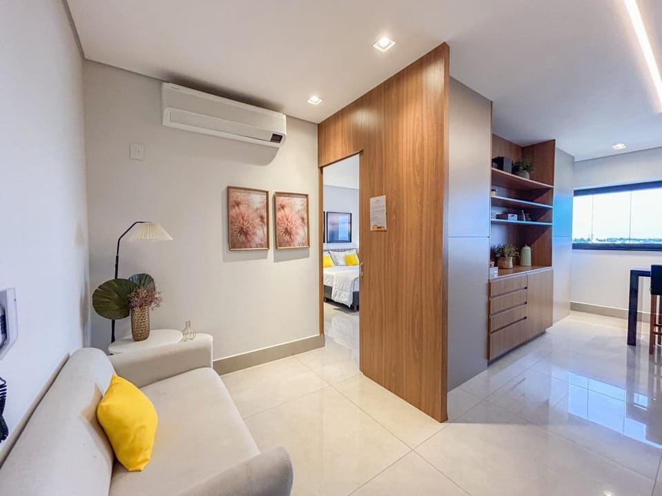Flat de Luxo c/ Quarto Privativo 21º Andar Vertigo Apartment in Campo Grande