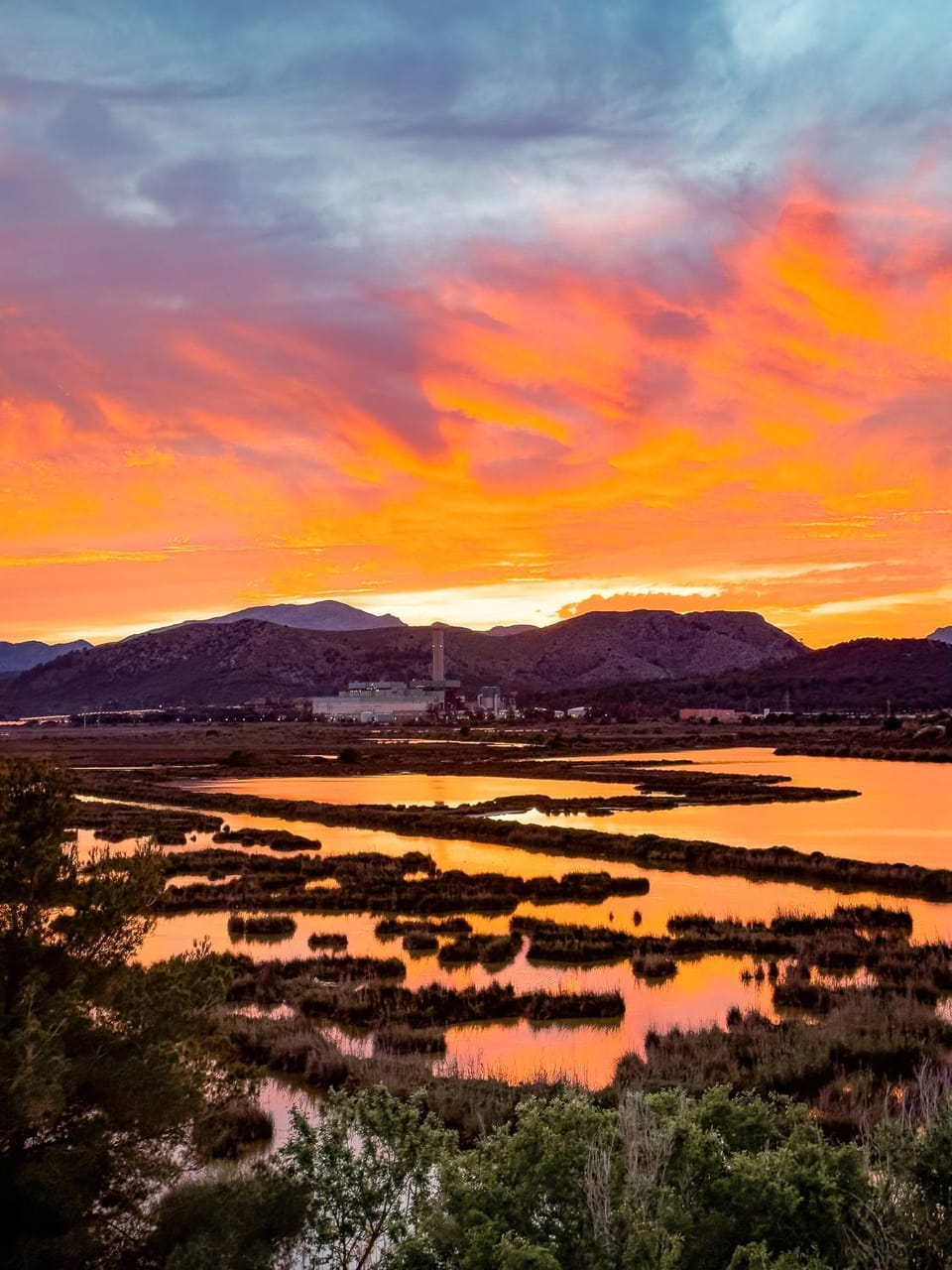Natural landscape, View (from property/room), Mountain view, Sunset