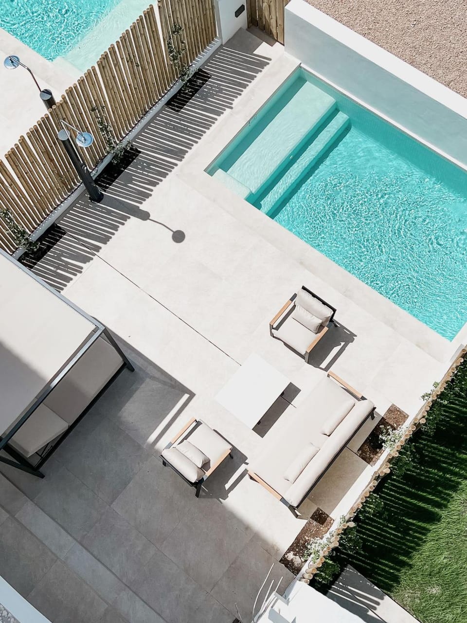 Patio, Day, Pool view, Swimming pool, sunbed