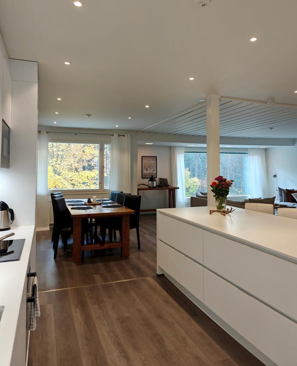 Kitchen or kitchenette, Dining area