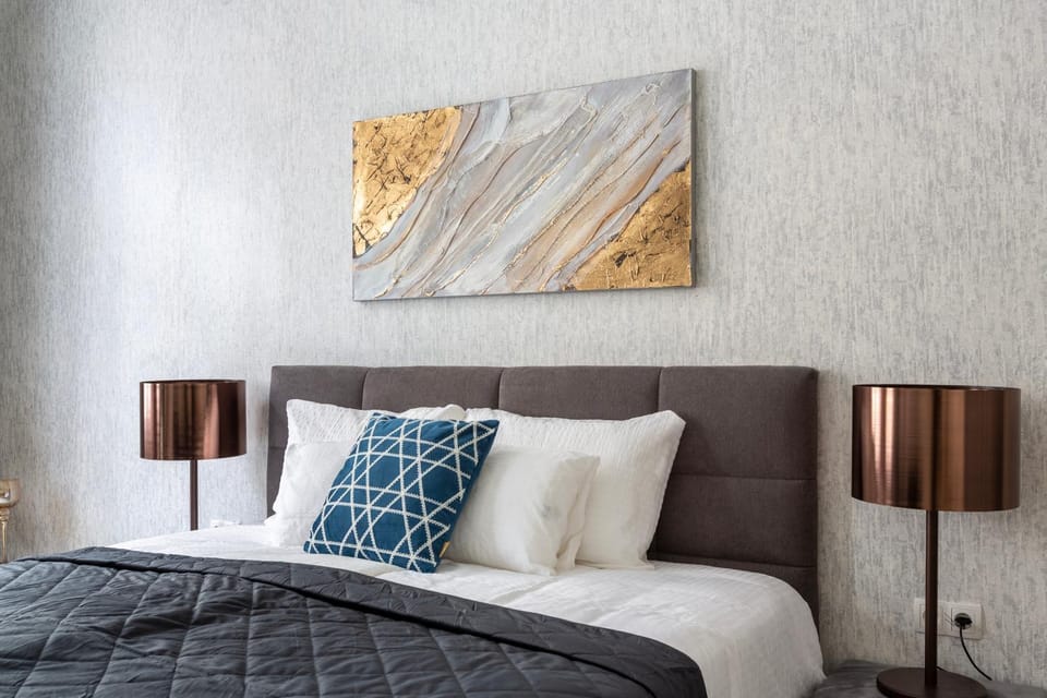 Bed, Decorative detail, Bedroom