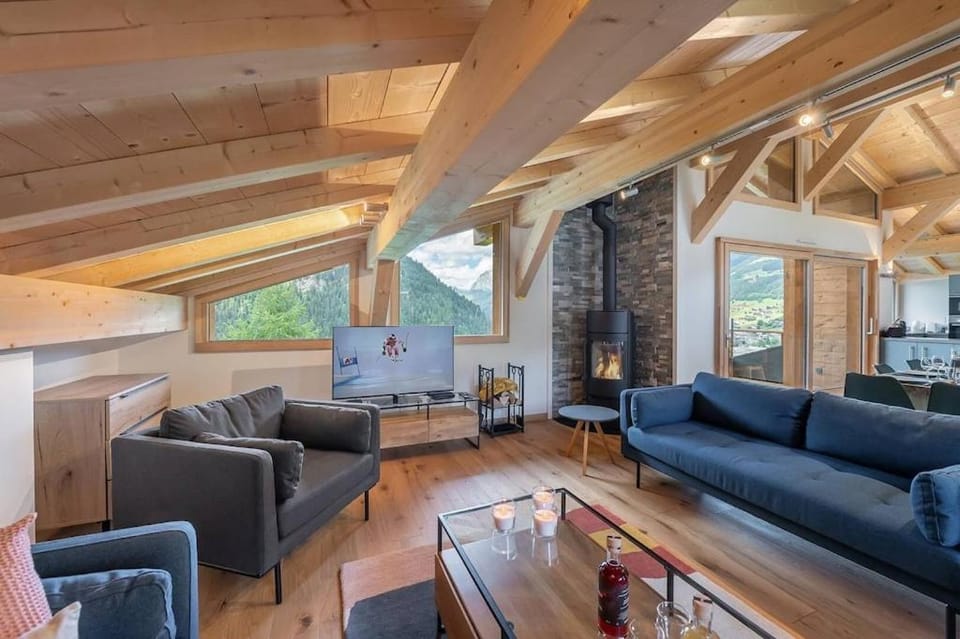 Chalet de Vonnes - Apt 10 - BO Immobilier- Châtel - Reduced prices on ski passes Châtel & Portes du Soleil Apartment in Châtel