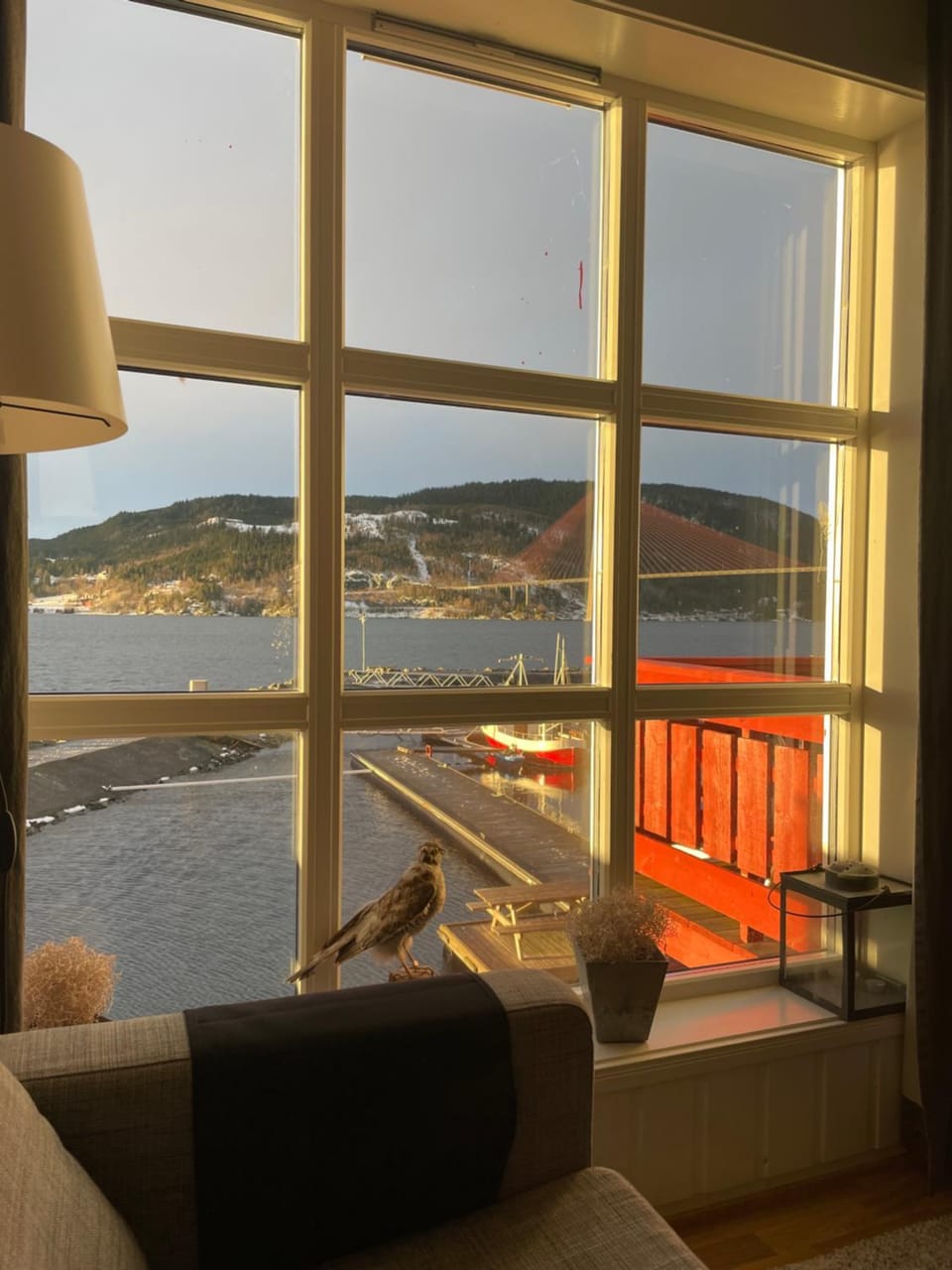 Spacious apartment with view over the trondheimfjord Apartment in Trondelag