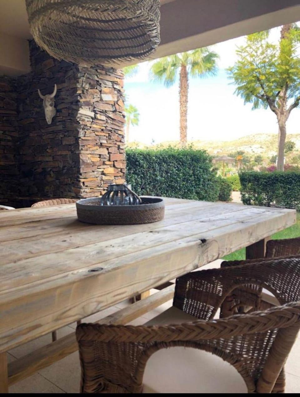 Garden, Dining area