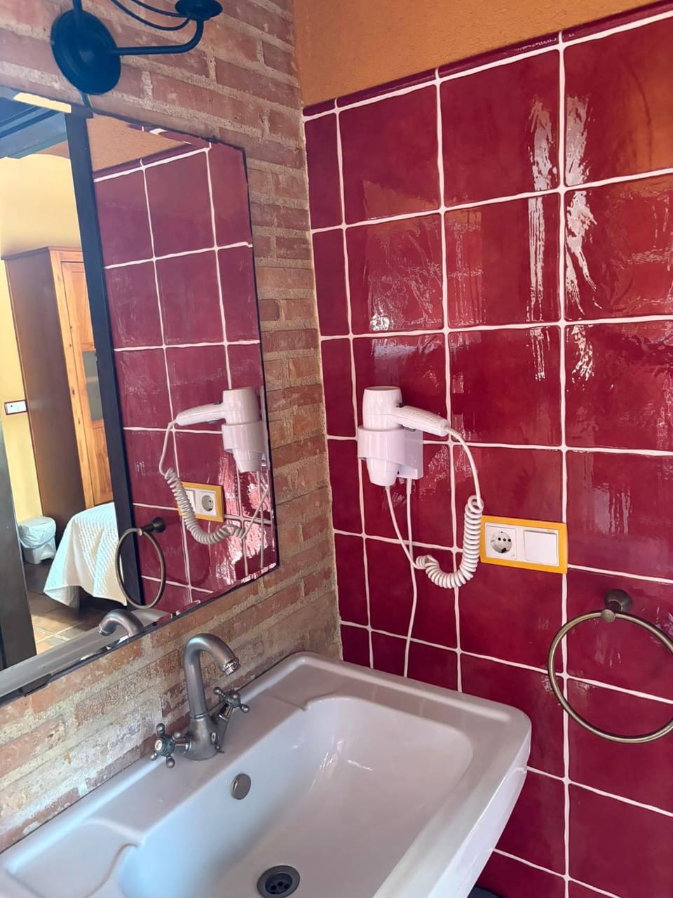 Bathroom, hair dryier