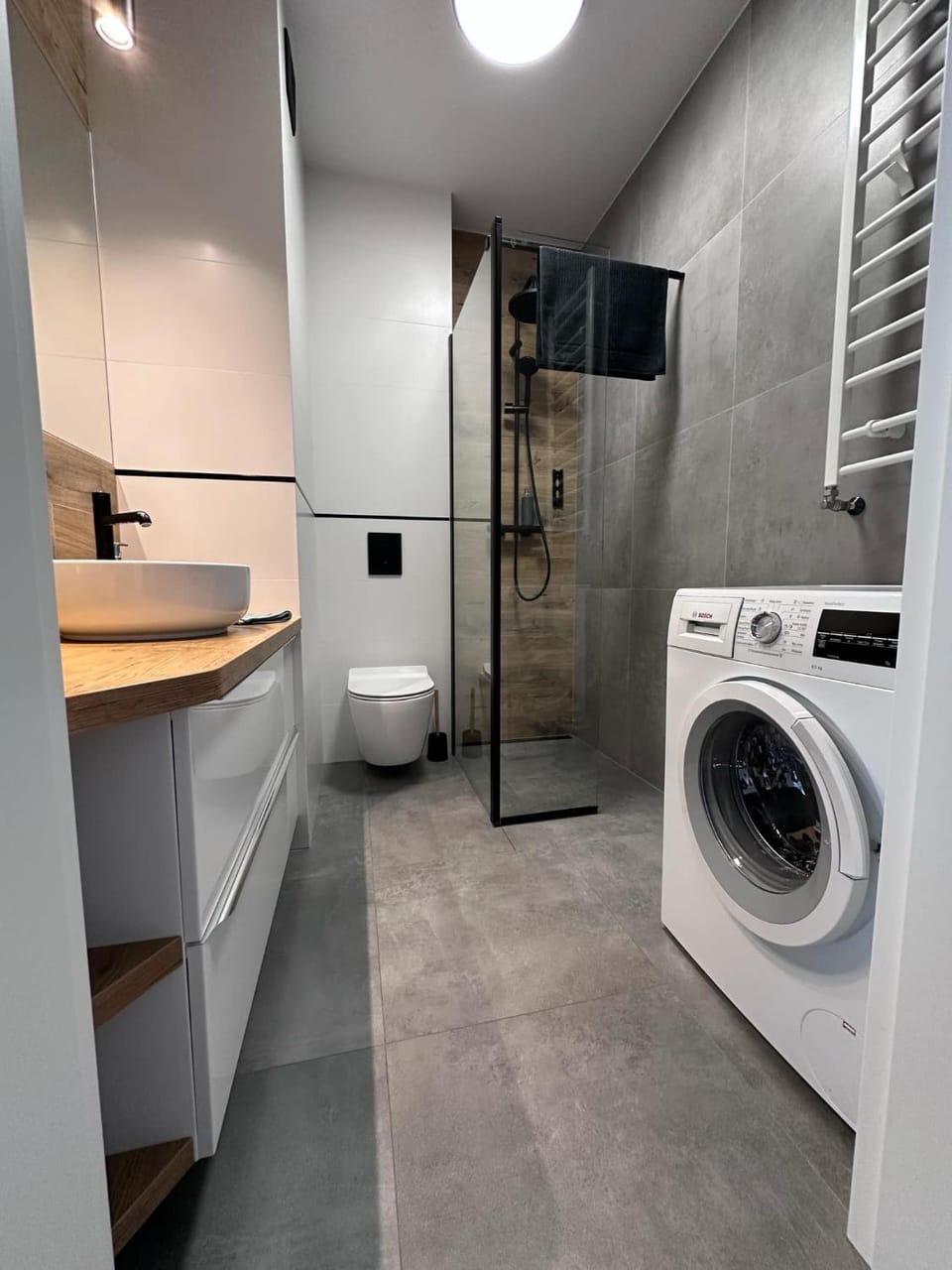Shower, Bathroom, washing machine