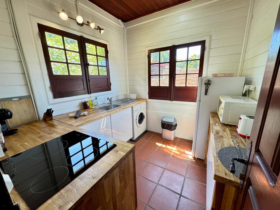 Coffee/tea facilities, microwave, stove, kitchen