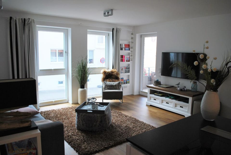 Ferienwohnung "Hafenmöwe", Quartier Hafenspitze, Blickrichtung Hafen Apartment in Eckernförde