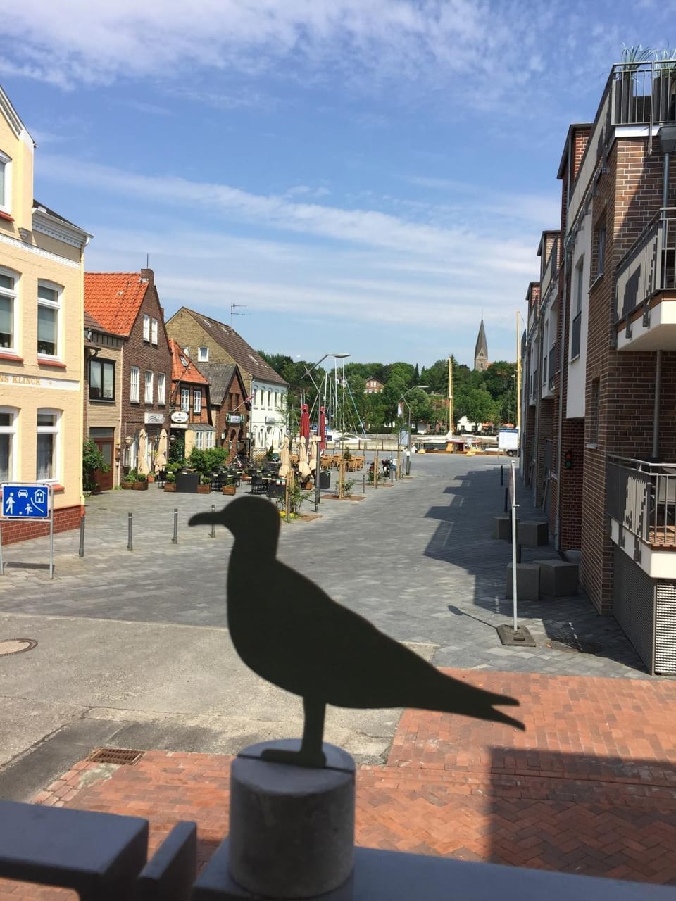Ferienwohnung "Hafenmöwe", Quartier Hafenspitze, Blickrichtung Hafen Apartment in Eckernförde