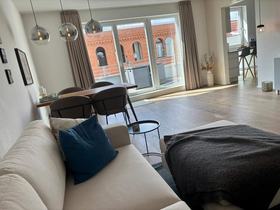 Ferienwohnung "JungfernEcke" mit Sauna, Hafenspitze Quartier Apartment in Eckernförde