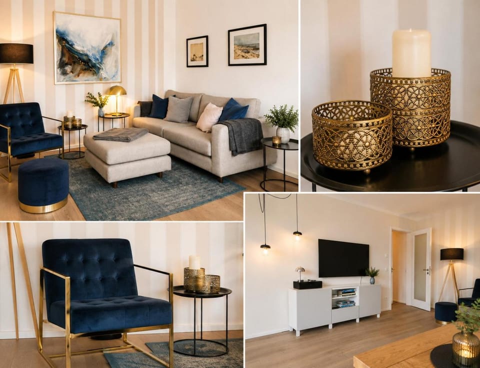 Ferienwohnung "JungfernEcke" mit Sauna, Hafenspitze Quartier Apartment in Eckernförde