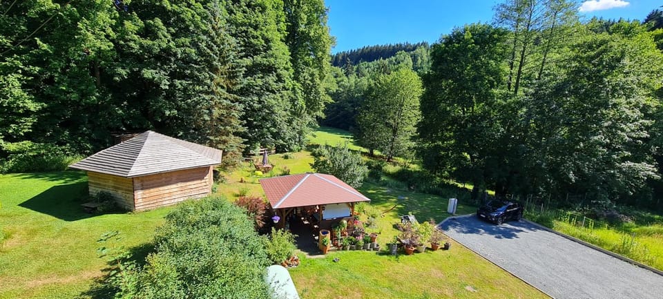 Property building, Garden view