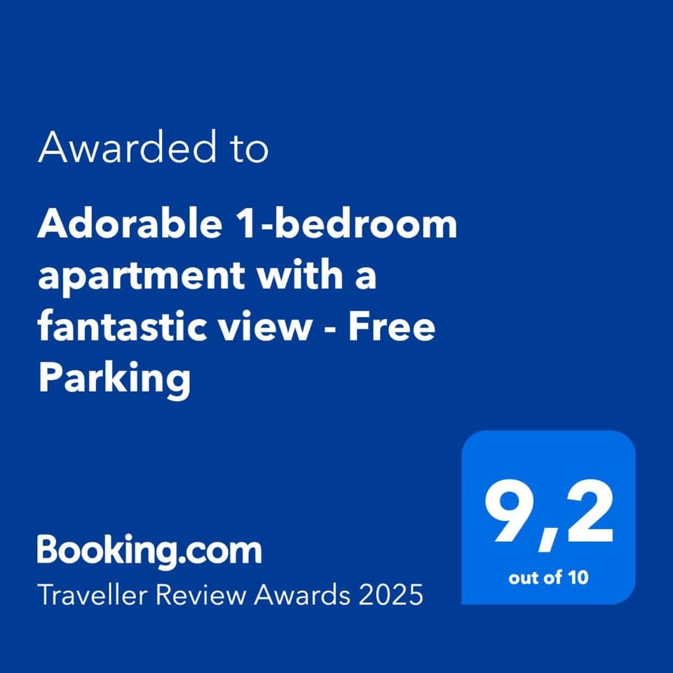 Adorable 1-bedroom apartment with a fantastic view - Free Parking Apartment in Trondheim