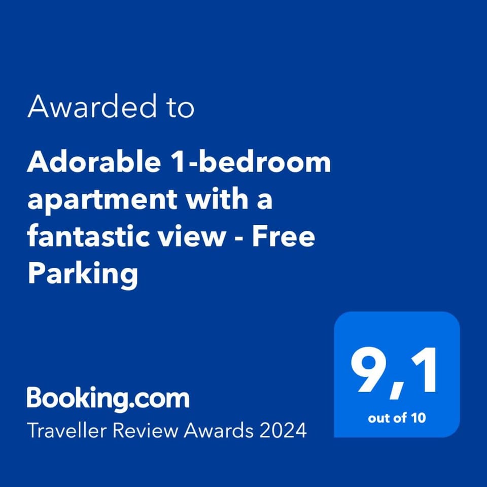 Adorable 1-bedroom apartment with a fantastic view - Free Parking Apartment in Trondheim