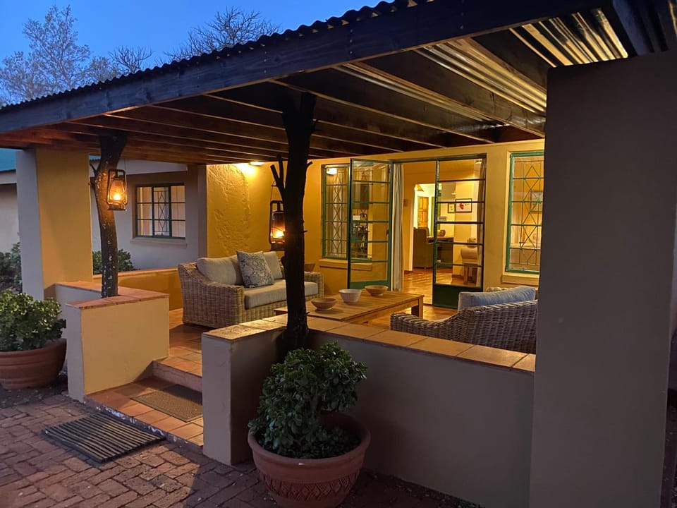 Property building, Patio, Night