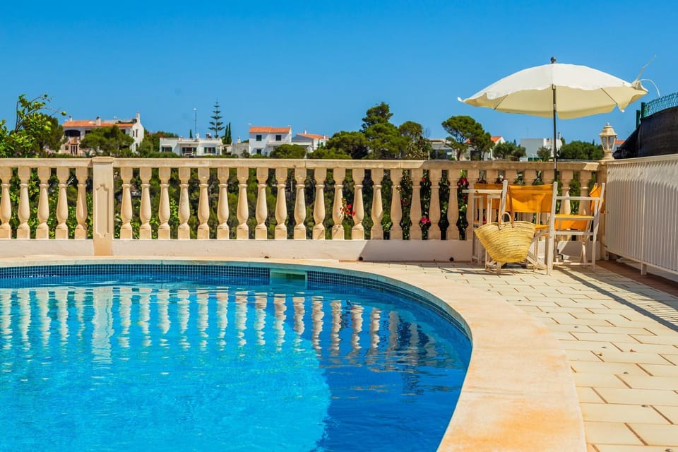 Property building, Living room, Swimming pool
