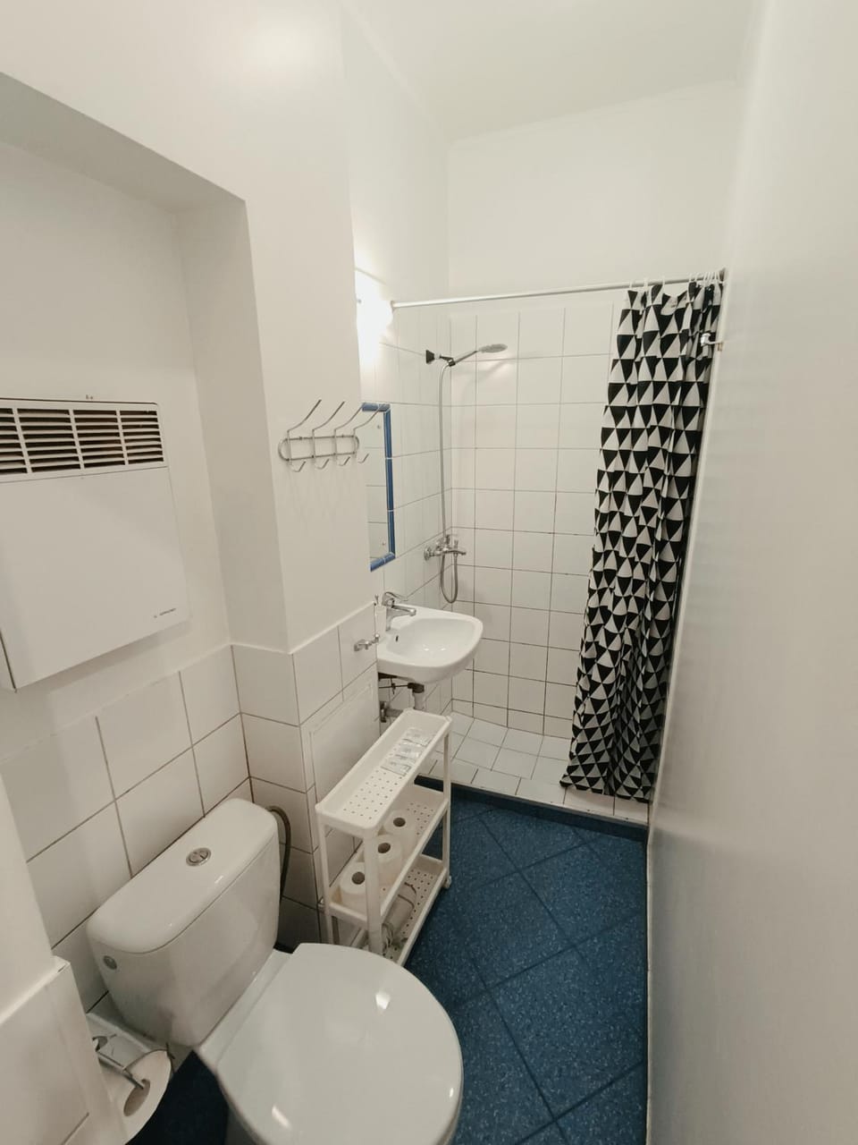 Shower, Toilet, towels