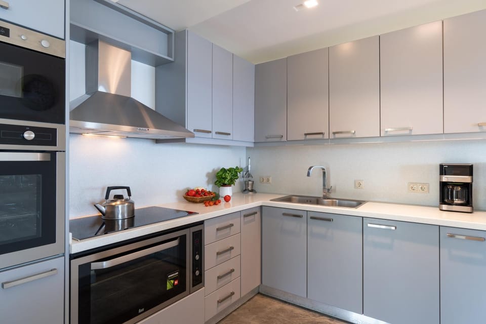 Coffee/tea facilities, Kitchen or kitchenette, oven, pet friendly, stove