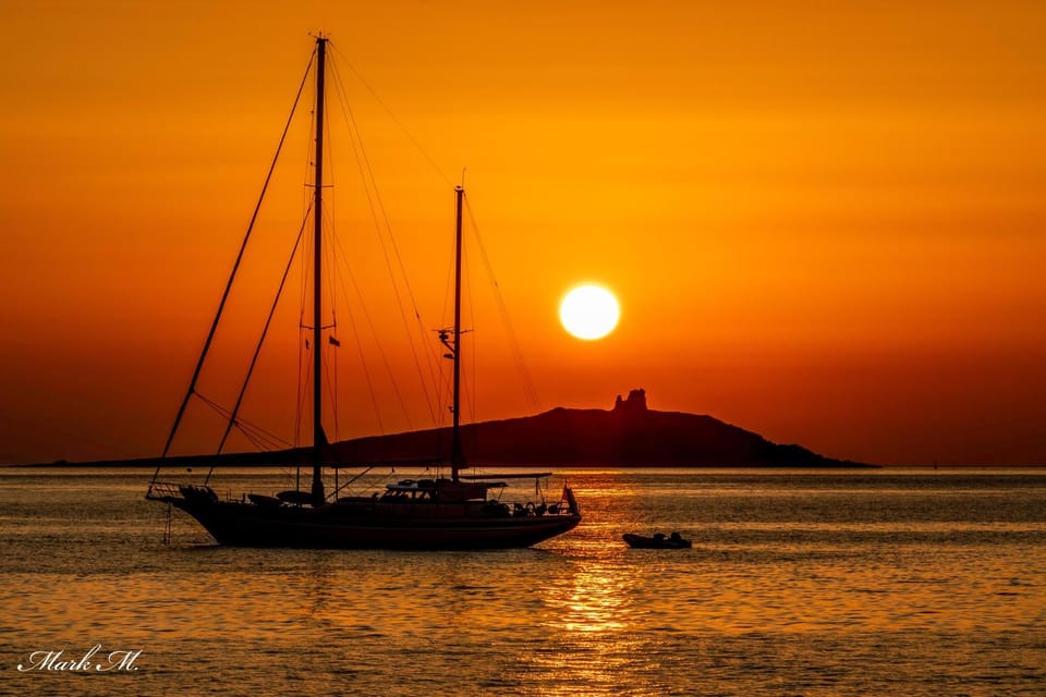 Natural landscape, Sea view, Sunset