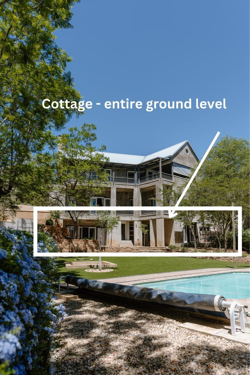 Property building, Garden, Swimming pool