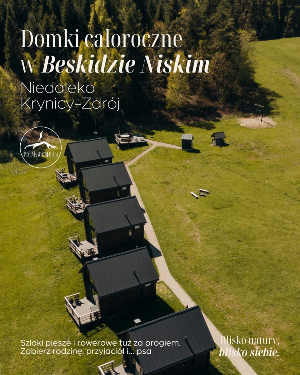 POLANA PIORUN-Rodzinne Domki koło Krynicy-Zdrój Nature lodge in Lesser Poland Voivodeship