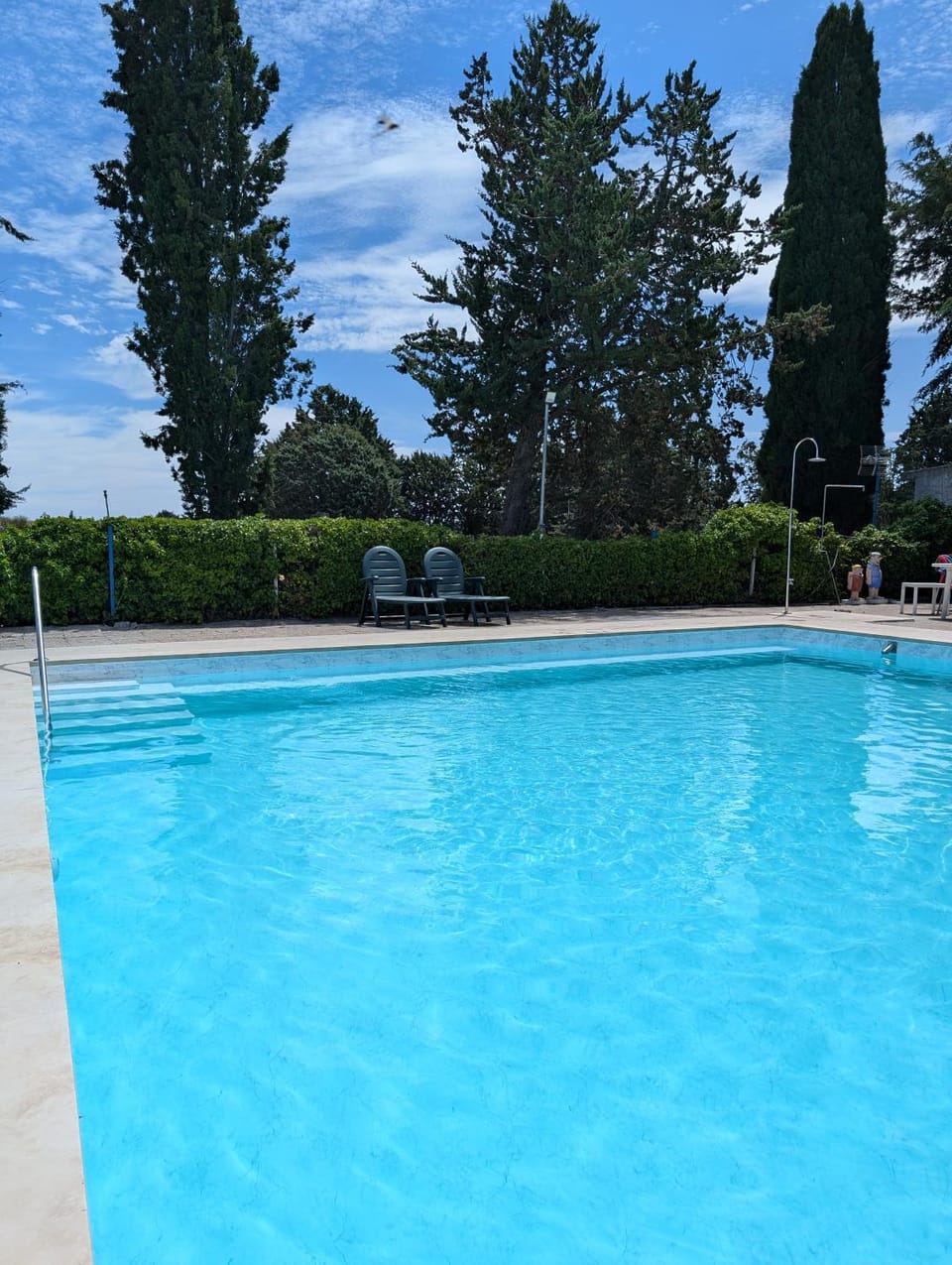 Pool view, Swimming pool, sunbed