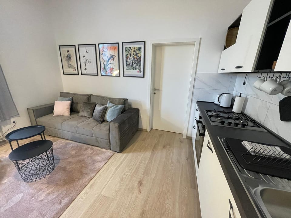 Kitchen or kitchenette, Living room