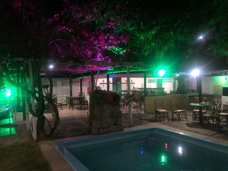 Night, Garden, Balcony/Terrace, Lounge or bar, Swimming pool, Breakfast