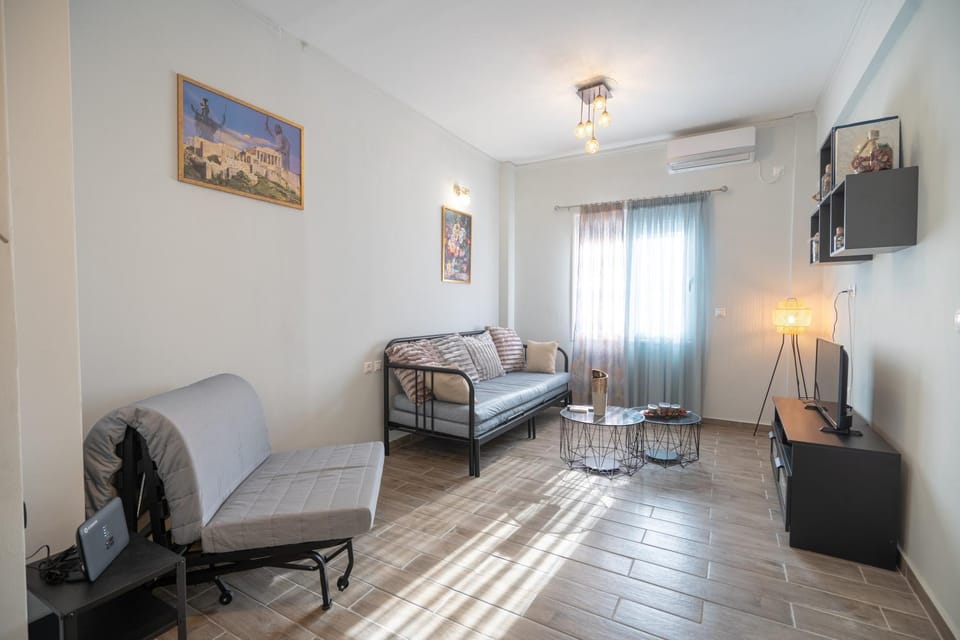 Living room, air conditioner