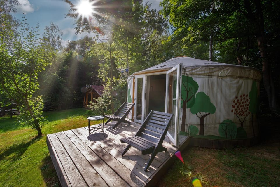 Natural landscape, Garden view, sunbed