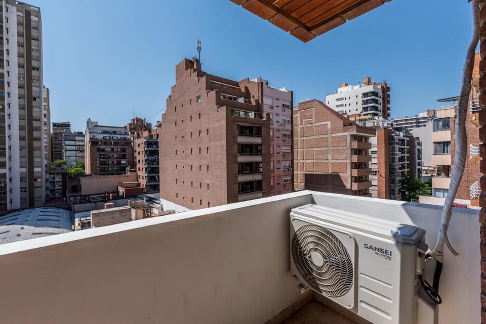 Property building, Day, Balcony/Terrace, City view, air conditioner