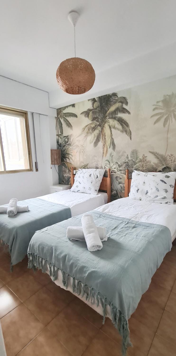 Bed, Photo of the whole room, Bedroom, Sea view, towels, wardrobe, air conditioner