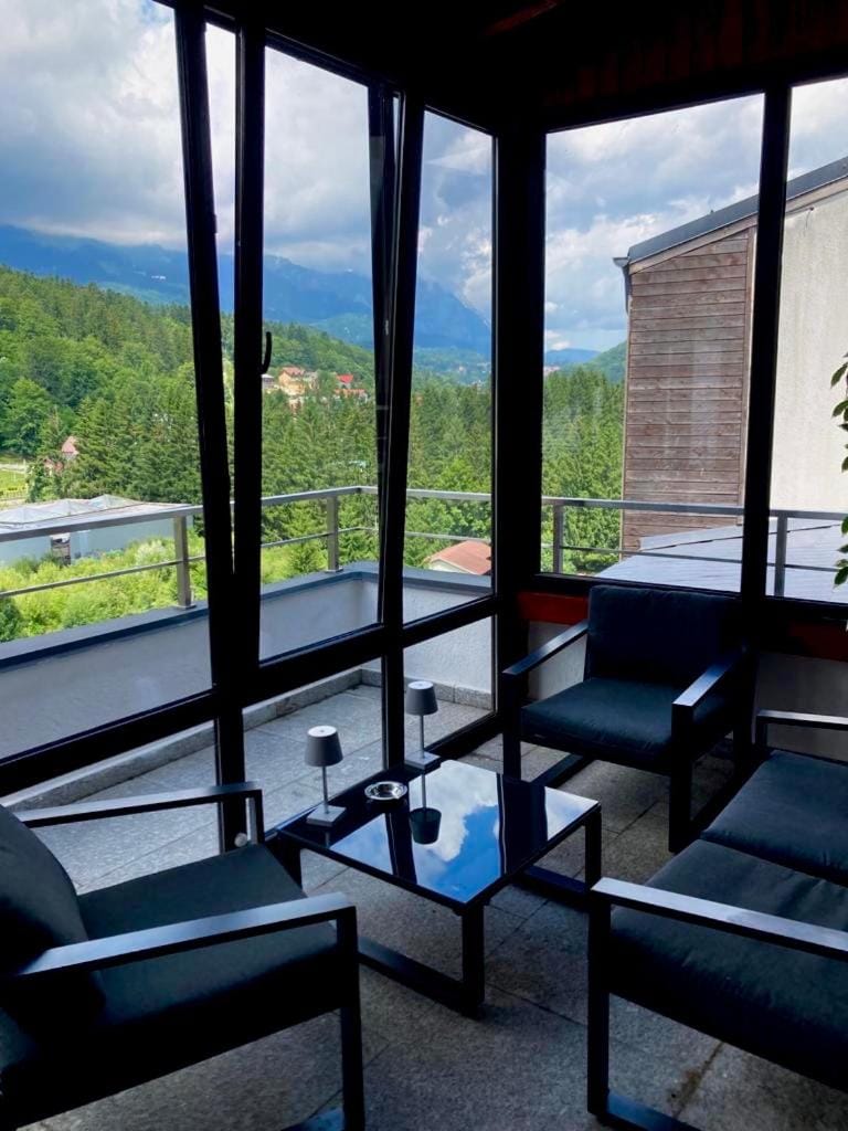 Best View Penthouse - Terrace - 2 Bathrooms - Free Parking Apartment in Sinaia
