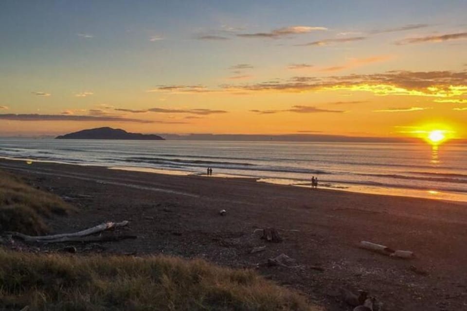 Nearby landmark, Beach, Sunset