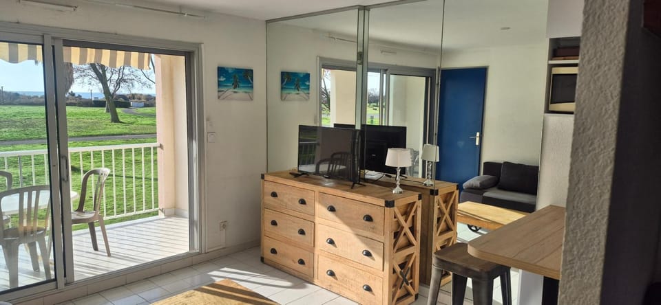 Amouvera C14, T2 vue mer, piscine, clim, parking Apartment in Agde