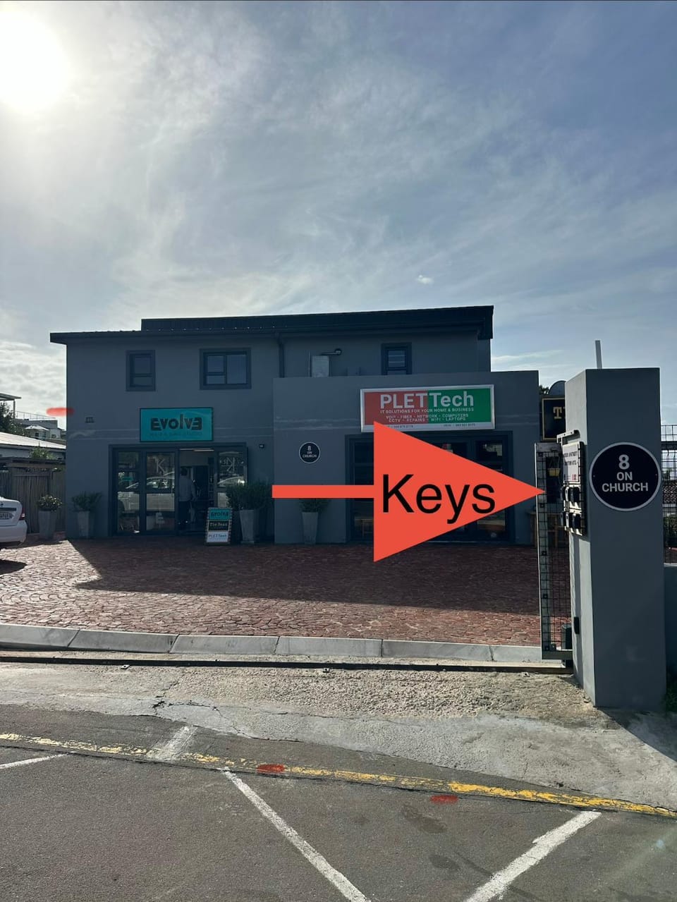 Property logo or sign, Street view