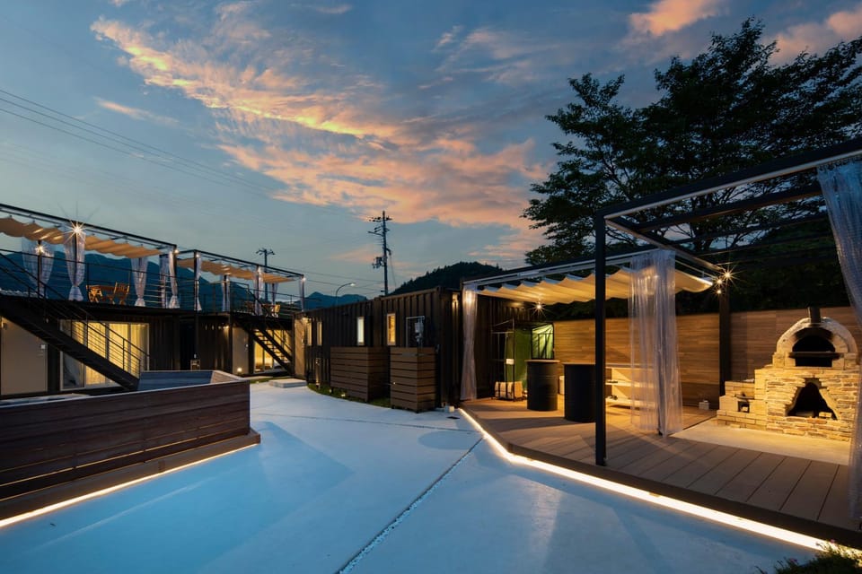 Property building, Sunset