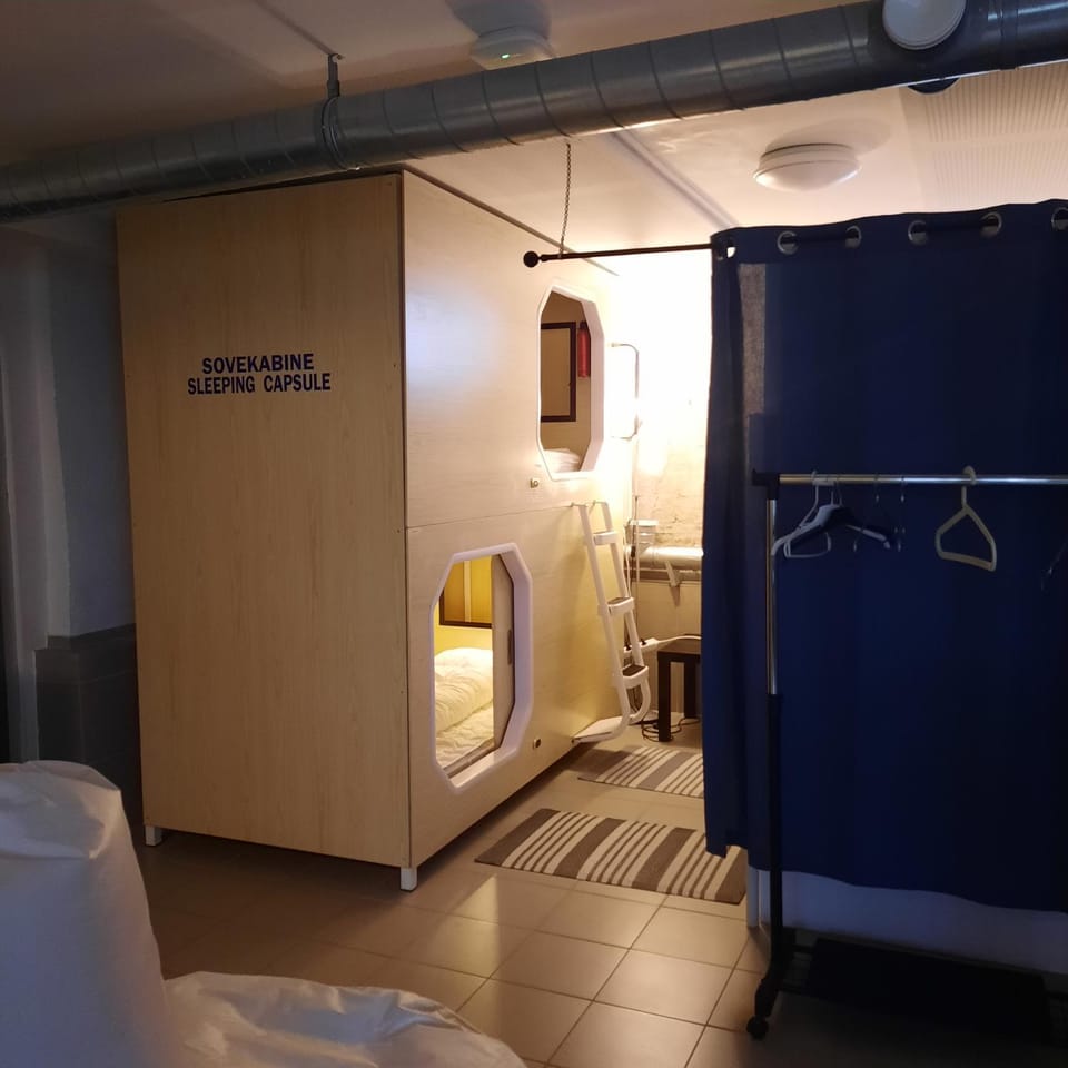 Sleeping capsule in a shared room Hostel in Region of Southern Denmark