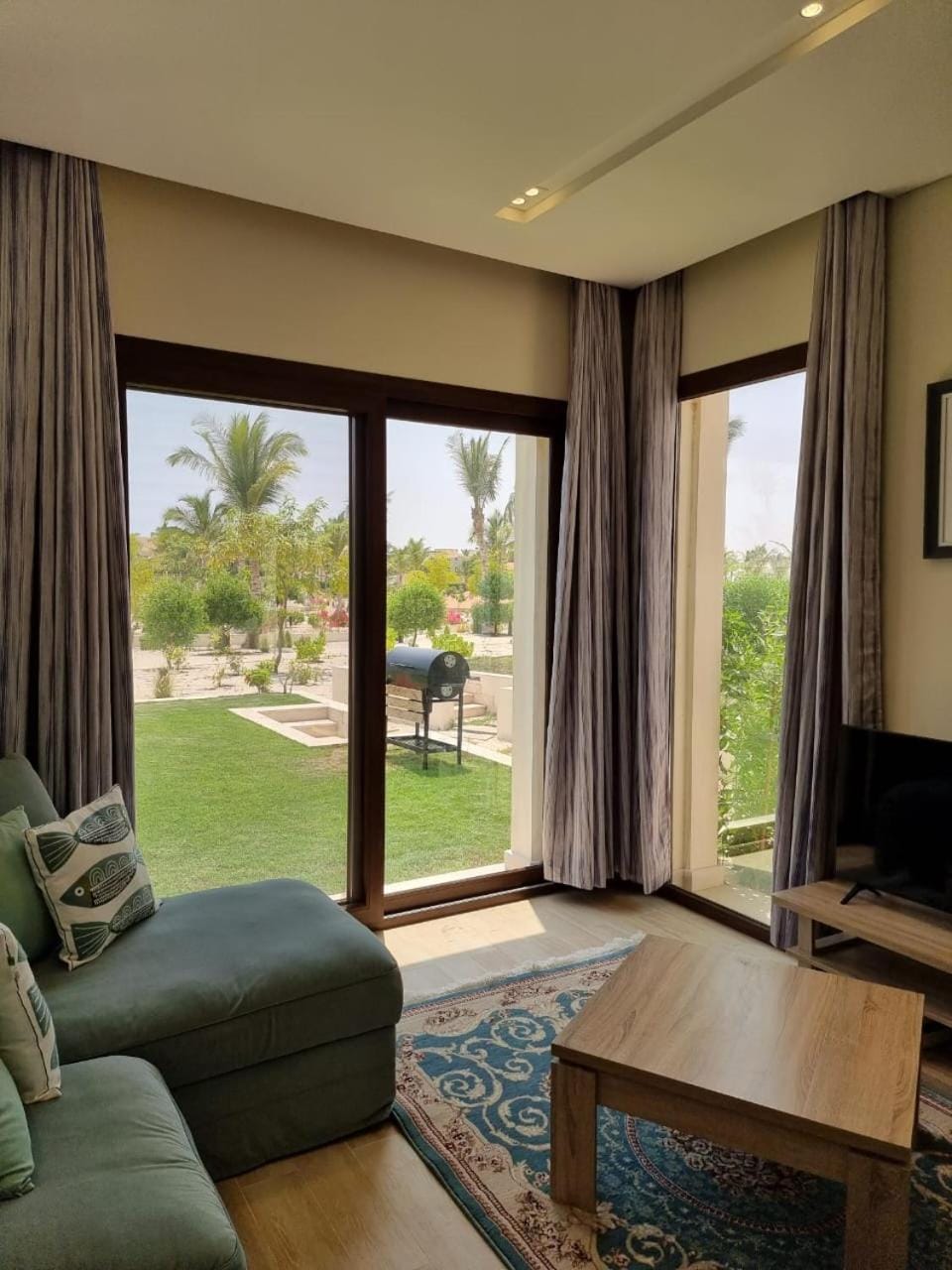 TV and multimedia, Living room, Garden view