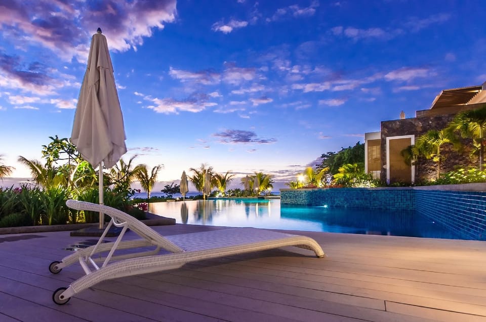Natural landscape, Pool view, Swimming pool, sunbed