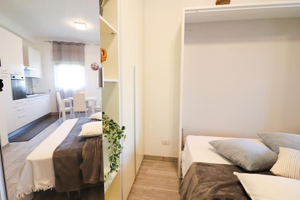 Property building, Living room, Bedroom