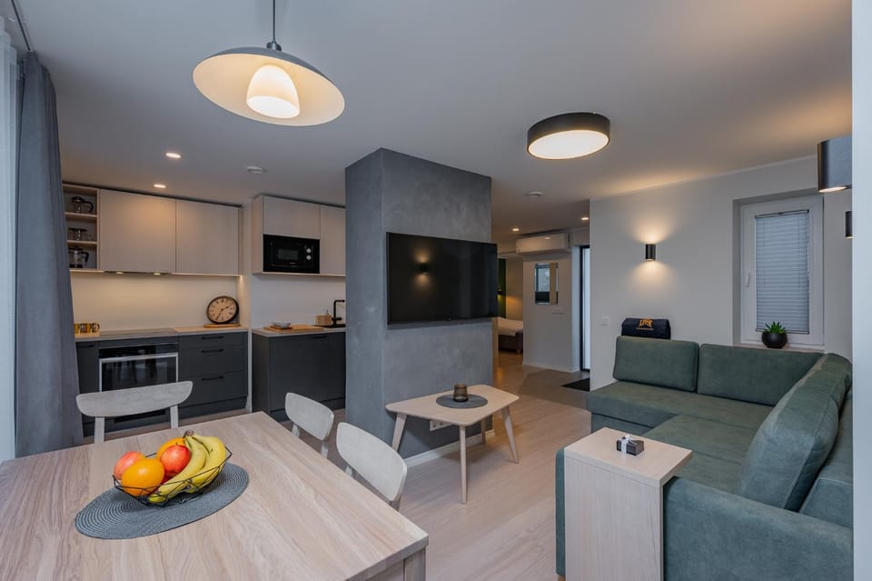 TV and multimedia, Kitchen or kitchenette, Living room, Seating area, Dining area, minibar, pet friendly, stove