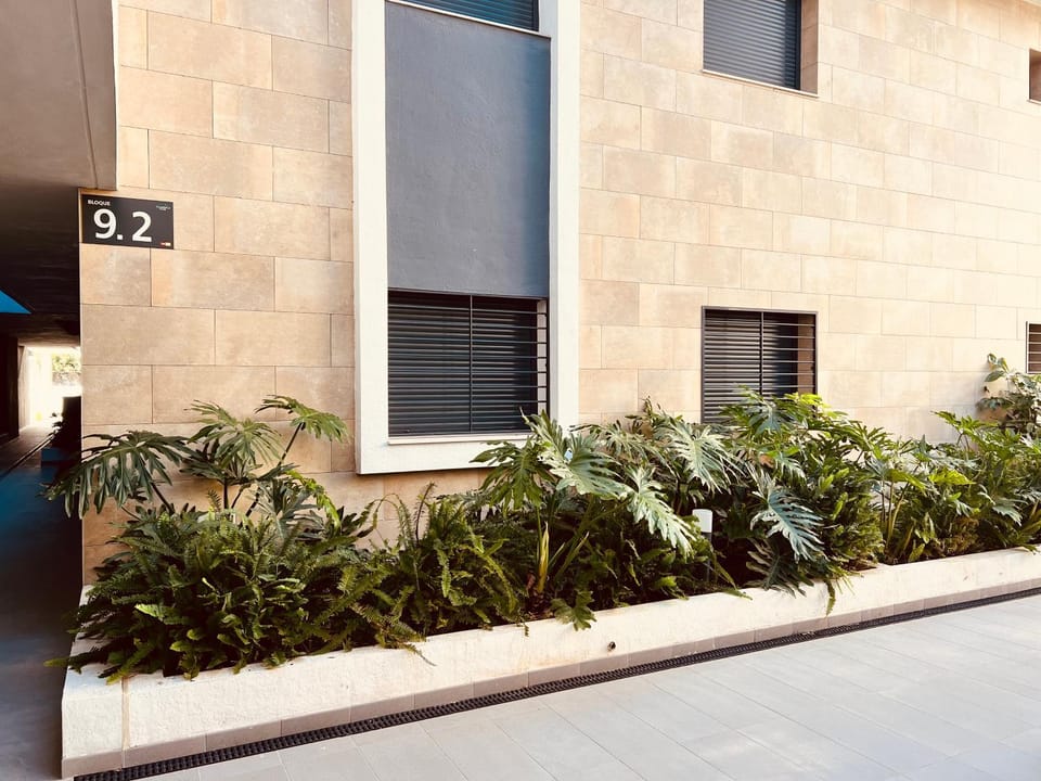 Property building, On site