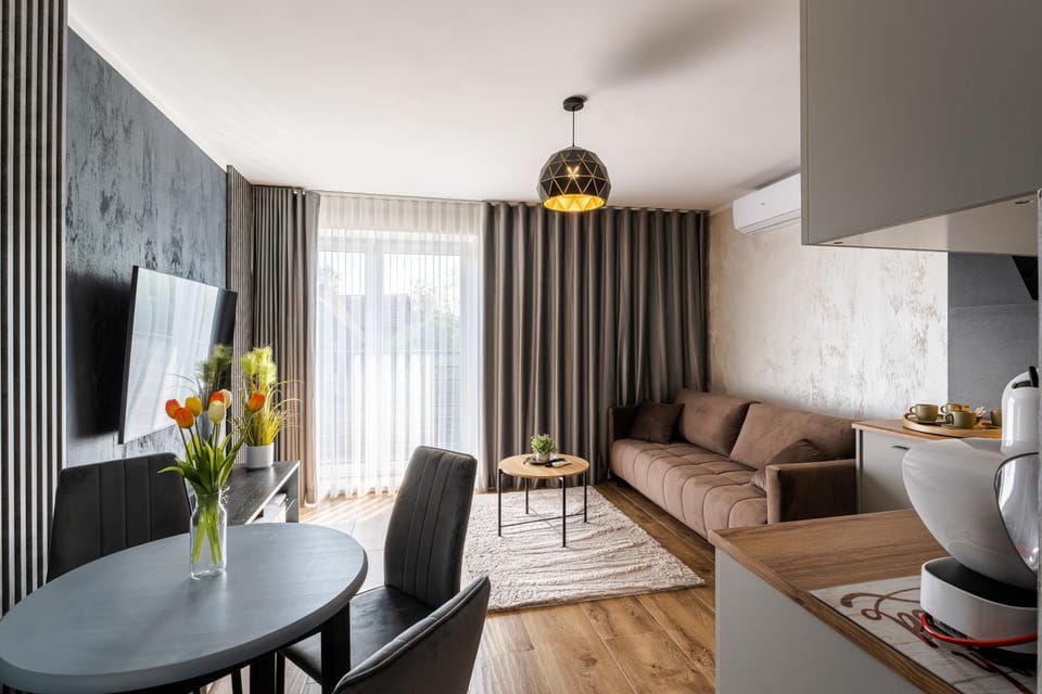 TV and multimedia, Kitchen or kitchenette, Living room, Seating area, Dining area