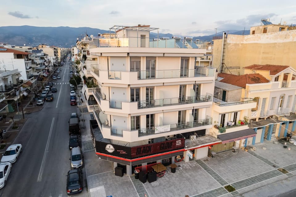 Property building, Neighbourhood, Bird's eye view