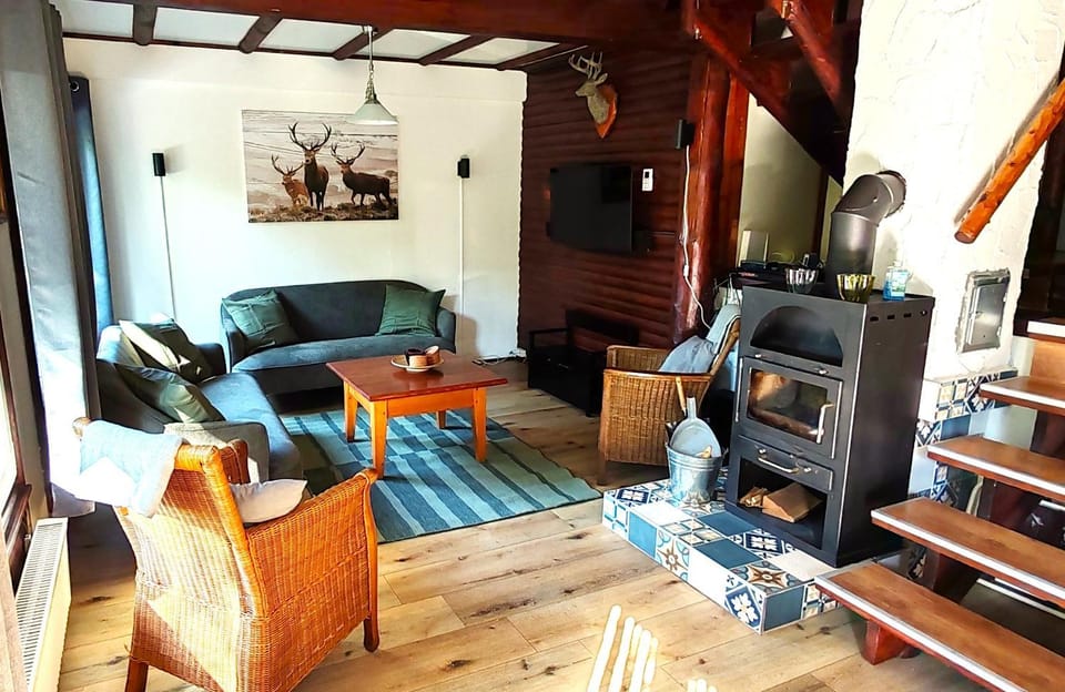 Living room, Photo of the whole room, oven