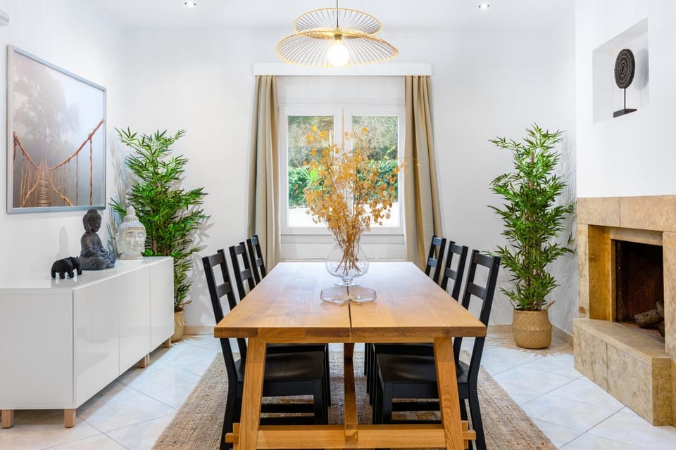 Living room, Dining area, flat iron