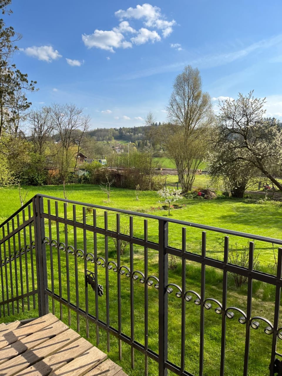Property building, Spring, Garden, Garden view